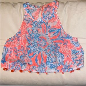 Lilly Pulitzer crop halter top